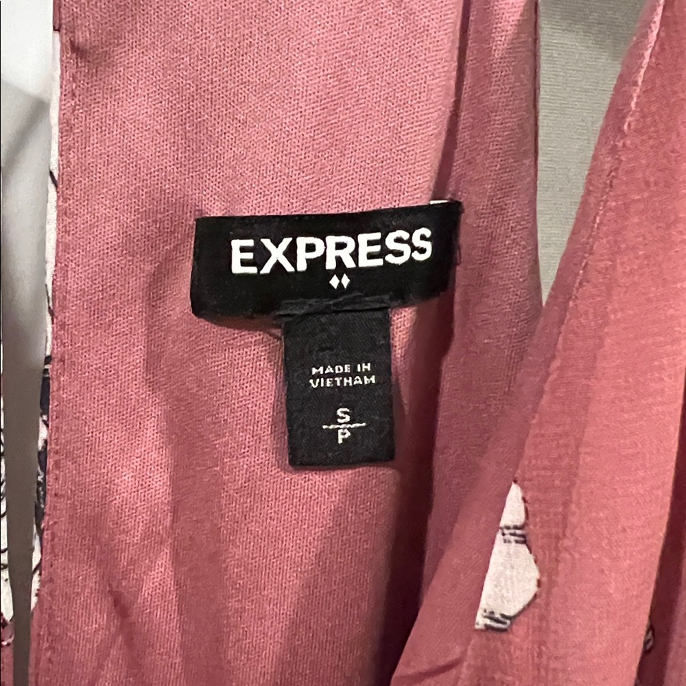 Express Mauve Floral Maxi Dress - Picture 4 of 5